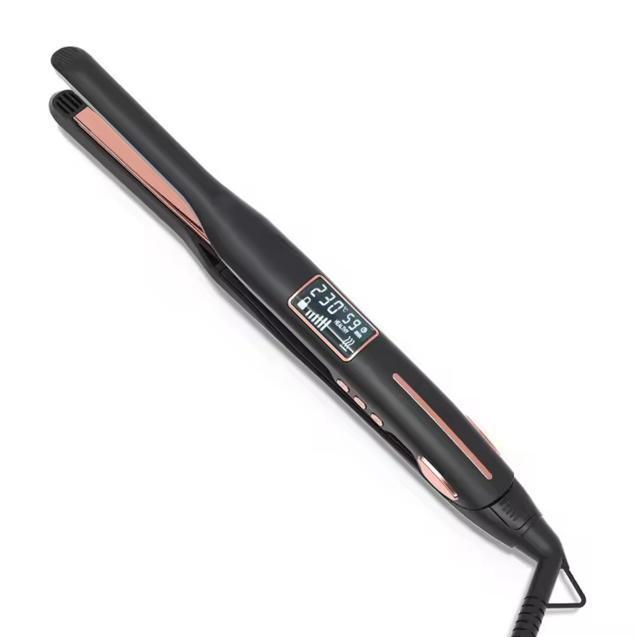 Plancha de pelo, mini férula pequeña y esponjosa para uso doméstico, adecuada para hombres con flequillo rizado - 1