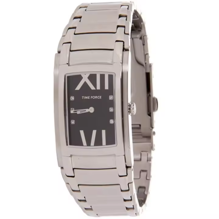 Time Force Tf3065l01m  Reloj Para Para Mujer Color Plateado - 1