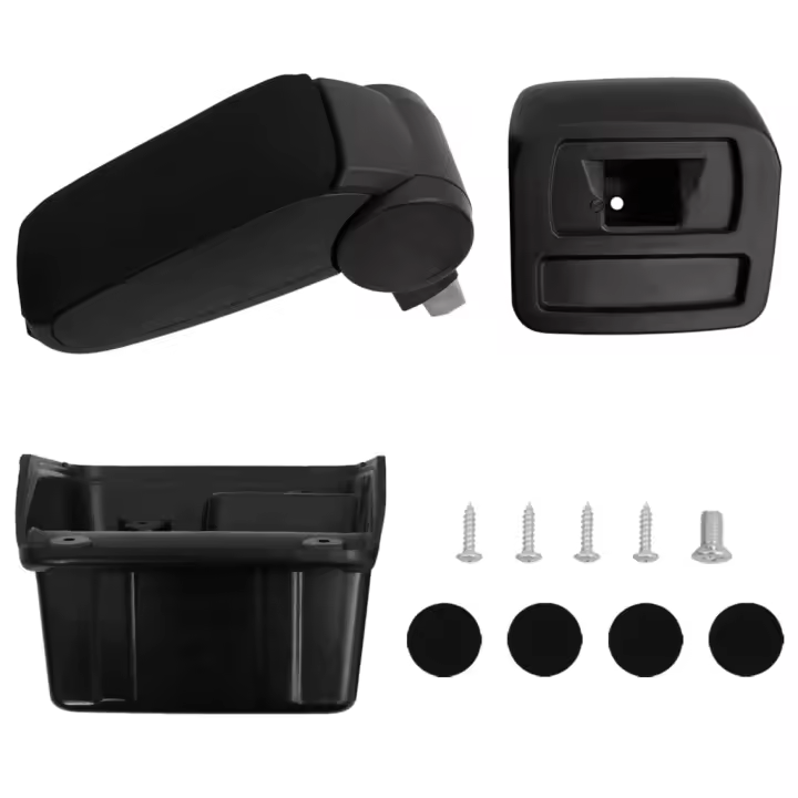 vidaXL Reposabrazos para coche ABS negro Adecuado para Kia k2/rio mk4/x-line (2017),  Hyundai verna/solaris (2010-2016) hyundai accent (2010-2016),  Ford focus iii (2015) y mas - 1