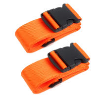 Correa De Viaje Ajustable De Nylon Para Maleta Con Hebilla De Cinturón De Equipaje 2 Piezas Accesorio De Viaje Para Empaquetar - details 8