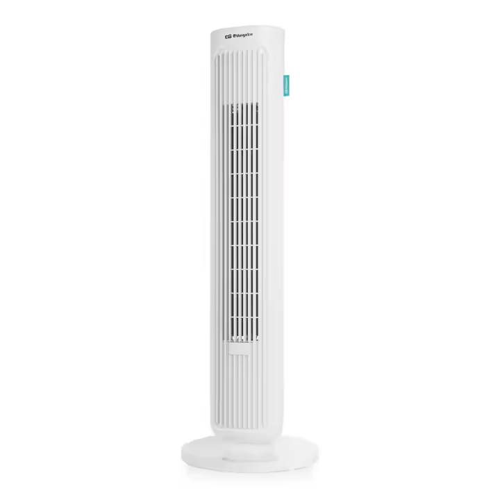Orbegozo TW 0755 - Ventilador de torre, 3 velocidades de ventilacion. Potencia 45W. Blanco. - 1