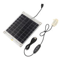 Bomba De Agua Solar Para Bebida Y Fuente 10W Individual Cristal Solar Bomba De Agua Para Baño De Pájaros Y Riego De Piscina - details 14