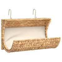 vidaXL Cama para gato con cojín de jacinto de agua 37x20x20 cm - details 1