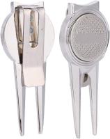 Herramientas Divot, herramientas Divot de golf, elegante herramienta de reparación Divot de aleación de zinc marcador de bola magnético accesorio de golf, para pagar Divots y bolas de marcado - details 2