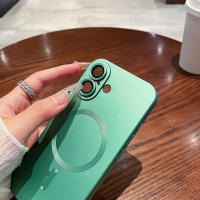 Funda Suave TPU De Color Sólido Para iPhone 16 pro Max Con Carga Inalámbrica Magsafe Resistente a Golpes Y Arañazos Compatible Con Bumper Cover - details 1