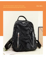 Mochila para mujer, nuevo estilo, ligera, de gran capacidad, sencilla, de PU, mochila versátil y de moda para mujer. - details 6