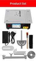 Mini Multifunctional Table Saw Electric Desktop Saws Small Household DIY Cutting Tool Woodworking Bench Lathe Cutter Machine - details 15