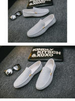 Zapatos Casuales Para Hombre Lona Slip on Loafers Moda Lujo Zapatos De Vestir Formales Para Boda Y Fiesta Talla Grande - details 10