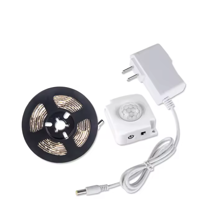 Tiras LED DC12V 1-5M Con Sensor De Movimiento Infrarrojo IP65 Impermeable Luz Nocturna Para Automóvil Escaleras Armario Cocina - 1