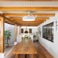 Ventilador de Techo Retráctil con Luz LED 72W CCT Regulable, Motor DC Silencioso de 6 Velocidades, Control Remoto, Ø1070mm – Ventilador de Techo Moderno para Salón, Dormitorio, Oficina ostark-LEDUNI - details 5