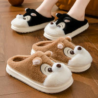 Nuevos Pantuflas De Invierno 2024 Para Mujer Y Hombre Antideslizantes Cálidas De Peluche Cómodas Para Dormitorio Y Uso Casual - details 3