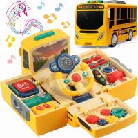 Juguete De Autobús Con Sonido Y Luz Juego De Ocupación Montessori Educativo Musical Para Niños Y Niñas Edad 4-6 Años Material ABS - details 9