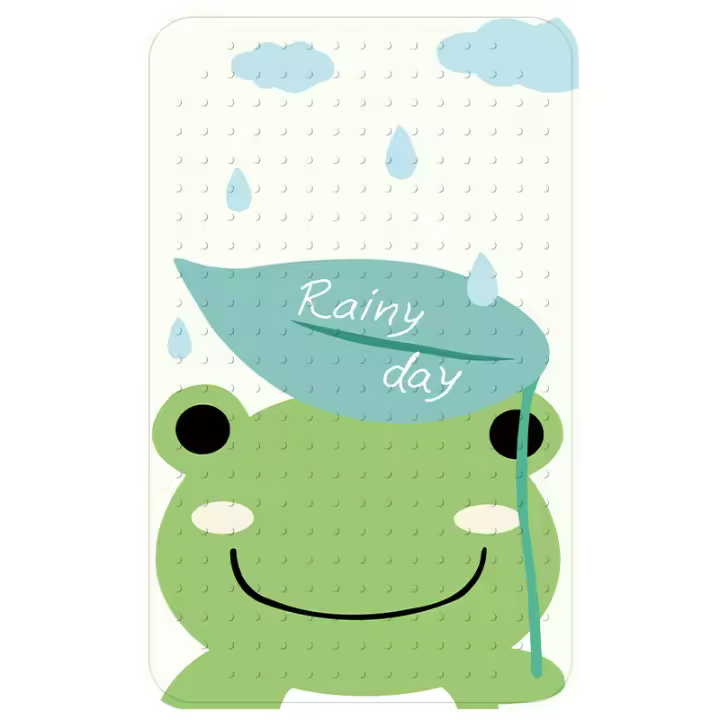 Alfombras antideslizantes para baño con dibujos animados, con ventoso, impermeable, de PVC, para Ducha y bañera - 1