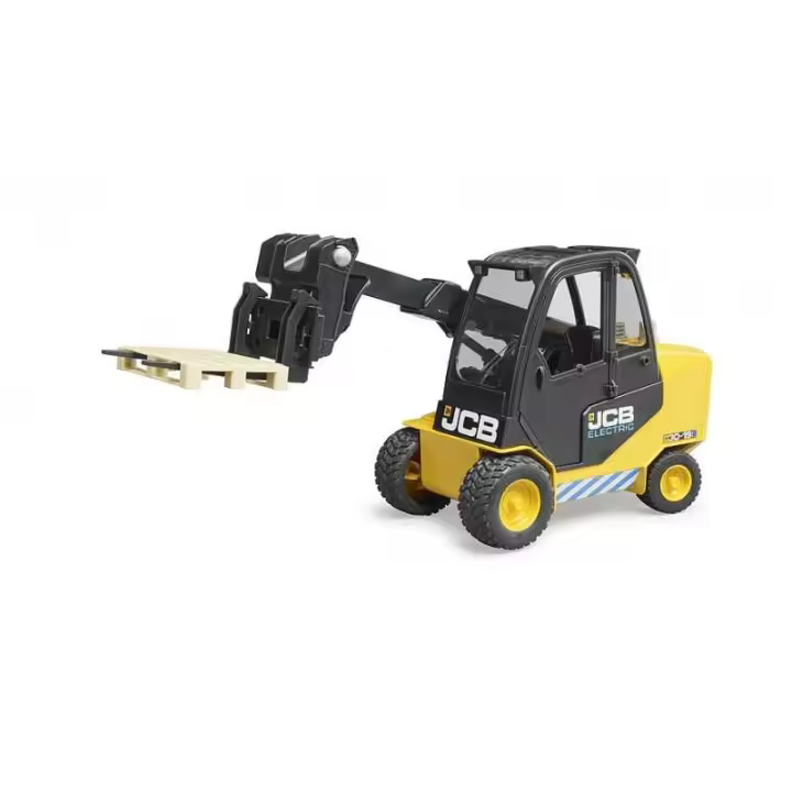 Bruder Carretilla Elevadora JCB 30-19E Teletruk Eléctrica Cero Emisiones - Juguete Industrial - 1