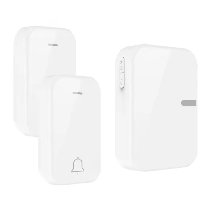 Timbre inalámbrico autoalimentado inteligente, resistente al agua, 200 metros, interruptor de distancia, llamada, hogar inteligente, nuevo - 1