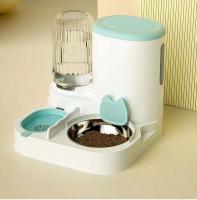 Dispensador Automático Para Gatos Y Perros Cuenco De Agua Y Alimentos Con Recarga Automática Basin Para Gatos Y Perros Material Plástico Forma Cuadrada - details 5