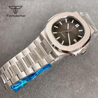 Reloj Automático Tandorio Cuadrado 40mm Para Hombre Acero Inoxidable NH35 Multicolor Dial Cristal De Zafiro Fecha Luminoso Mecánico De Pulsera - details 29