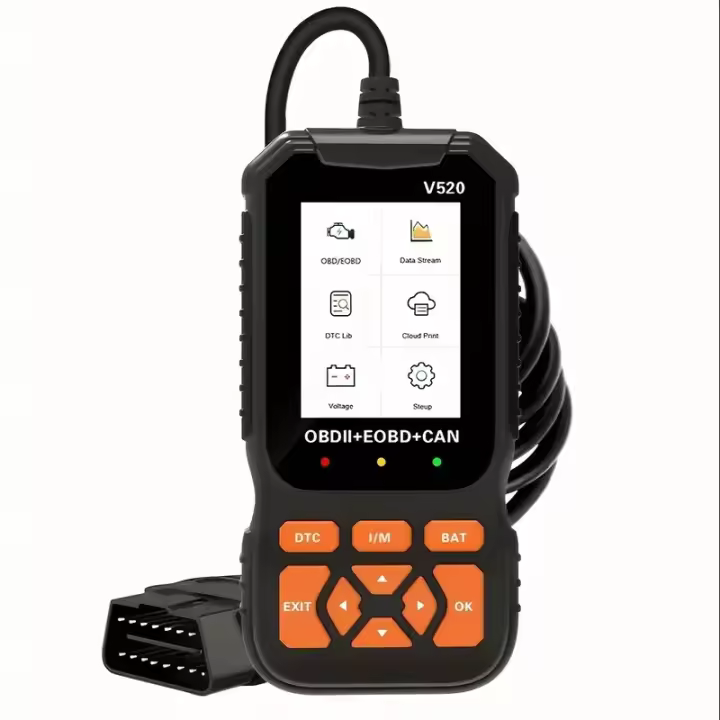 Lector De Códigos Diagnósticos OBDII Profesional Con Datos En Tiempo Real Herramienta Para Verificar Luz Del Motor Cloud Printing - 1