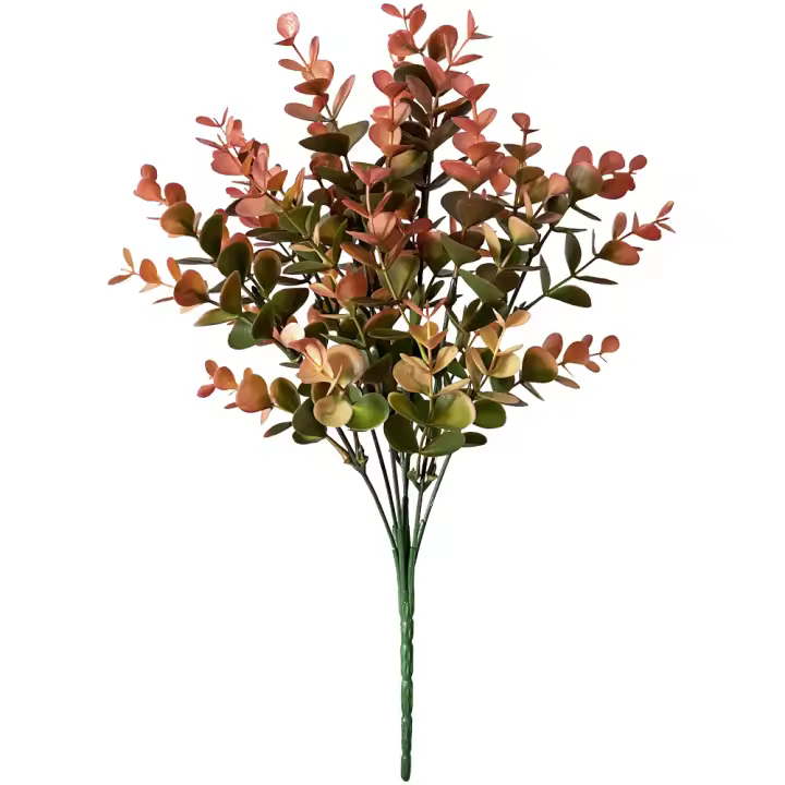 Poenia Arte Floral - Ramo Hojas Decorativas Artificial - 35cm - Pack de 3 - 1