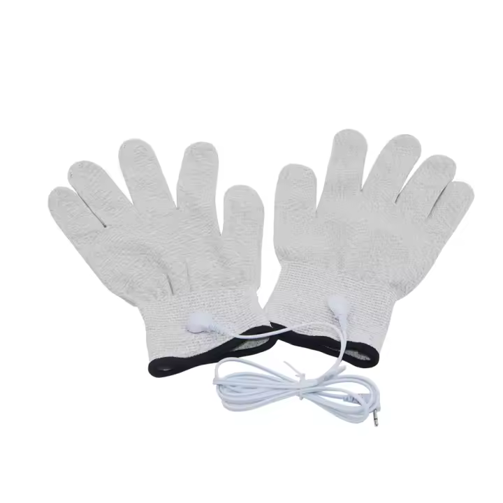 Guantes Y Calcetines De Terapia Con Fibra De Plata Conductora TENS/EMS Unidad De Electroterapia Para Fisioterapia Physical - 1