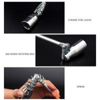 Herramienta De Remoción De Encendido Universal 14mm/16mm/21mm Con Llave De 360 Grados Rotación Soporte De Reparación Automotriz - details 13