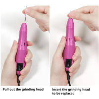 LULAA Set De Manicura Eléctrica Profesional Con Sándwich De Uñas Y Pulidora De Uñas Herramienta De Corte Para Uñas - details 3