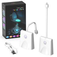 Lámpara De Proyección LED Para Baño Con Activación Por Movimiento Y 10 Colores Impermeable Iluminación Nocturna Decorativa - details 5