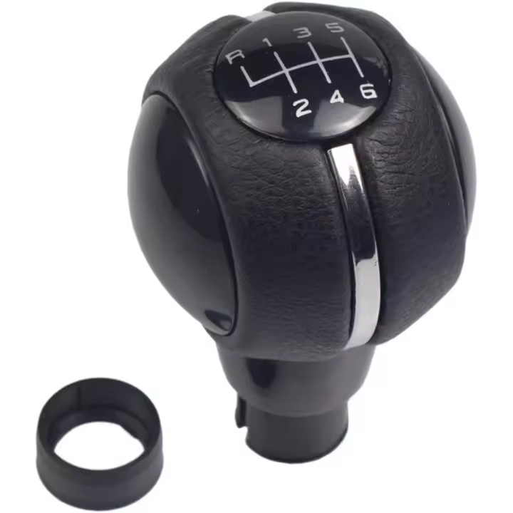 Manual de 6 velocidades de cambio de marcha del coche perilla de la manija de la bola para Mini Cooper F55 F56 F54 F60 7641999 (bola de manija de cambio) - 1