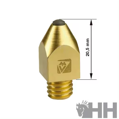RAMPLON VAILLANT ROSCA 3/8 CAB.CUAD.12mm ALTURA 20,5mm PUNTA CONO VIDEA - 1