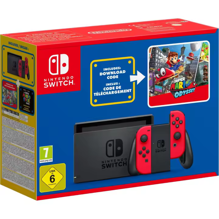 NINTENDO SWITCH - Super Mario Odyssey Edition + Mario Day Bundle - 1