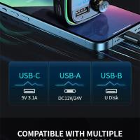 VIKEFON Transmisor FM Bluetooth 5.0 Modulador De Radio Para Coche Con Reproductor MP3 Y Cargador USB Super Rápido De 15W - details 2