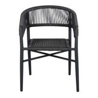 Silla De Cuerda Y Metal Vivian - Misterwils Furniture For Free Souls 57x77x58 - details 9
