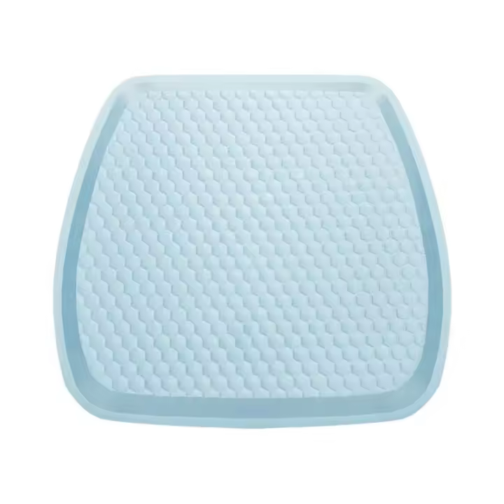 Cojín De Asiento De Coche Gel Verano Transpirable Alivio De Presión Silla De Oficina Y Hogar General Propósito Alivio De Dolor Lumbar Y Coccyx - 1
