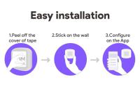 Sensor De Temperatura Y Humedad Inteligente WiFi/Zigbee Tuya Para Interior Con Pantalla LCD Soporte Alexa Google Home - details 5