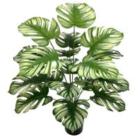 Bonsái Simulado De Hoja Grande Ornamento De Maceta Planta Artificial Hyphosis Para Decoración De Oficina Y Hogar Estilo Tortuga - details 1