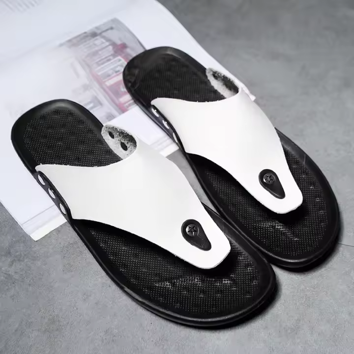 MAEDEF Sandalias De Hombre Para Verano Cómodas Y Suaves Zapatillas De Playa Con Antideslizante Calzado Para Viajes Talla True - 1