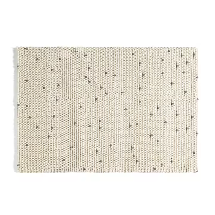 Parentesi Quadra  -  ALFOMBRA FELT WHITE GREY 120X170 - 1