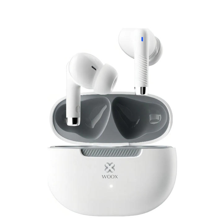 Auriculares inalámbricos Mini TWS modernos con Bluetooth y estuche de carga. Auriculares estéreo para escuchar música y hacer llamadas. Auriculares de bolsillo para uso prolongado en exteriores, compatibles con iPhone 16, Xiaomi y Samsung