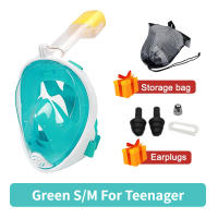 Máscara De Natación Completa Para Niños Y Adultos Antiniebla Respirador De Snorkeling Seguro Para Buceo Y Natación - details 13