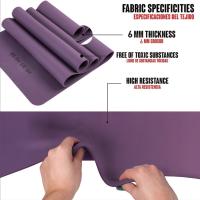 Esterilla Yoga con Correa y Bolsa | Esterilla Yoga Antideslizante | Esterilla Fitness Ideal para Gym o Casa. Esterilla Pilates 6mm o 10mm - Esterilla Deporte para Mujeres y Hombres.Alfombra,Alfombrilla de yogas. (1099 1299) - details 1