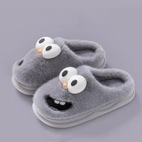 Zapatillas De Invierno Unisex Sólidas De Peluche Planas Antideslizantes Calientes Para Hombres Y Mujeres Zapatos Casuales De Algodón Para El Hogar - details 3