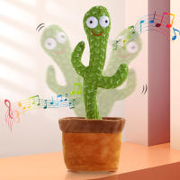 Muñeco De Peluche De Cactus Que Danza Y Habla Juguetes Electrónicos Interactivos Con Luz Y Música Regalo Educativo Para Niños - details 13