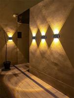 Lámpara De Pared Solar Exterior LED Impermeable Iluminación Moderna Para Jardín Balcones Decoración Luz De Escenario IP65 - details 5