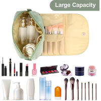 Nueva bolsa de herramientas para cosméticos de gran capacidad, bolsa de viaje para cosméticos con portabrochas independiente, bolsa de almacenamiento especial para maquilladores - details 4