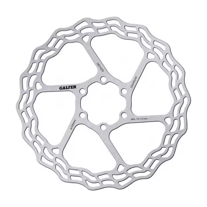 Galfer Disco de Freno Wave Road 160mm para Reparación de Bicicletas - 1