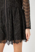 Vestido SENSE de encaje con manga larga y falda acampanada - REF: 8514 - details 5