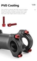 Juego De 6 Tornillos De Aluminio Y Acero Para Manillar De Bicicleta M5x18mm MTB Y Carretera Partes De Bicicleta Resistentes Y Duraderas - details 4
