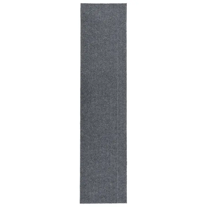 vidaXL Alfombra de pasillo atrapa suciedad 100x450 cm Color Antracita,  Gris,  y mas Alfombras de área  Alfombra de Piso para Sala de Estar Dormitorio Habitación Salón - 1