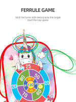 <Regalo divertido> Juguete deportivo sensorial interactivo para padres e hijos al aire libre con objetivo de lanzar pelotas adhesivas y saco de arena tres en uno - details 5