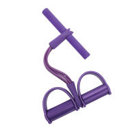 Banda De Resistencia Para Fitness Ejercicio De Elasticidad Cuerda De Pull Para Gimnasio Entrenamiento De Ejercicios De Pies Y Tobillos 4 Tubos Pedal Anclador - details 7